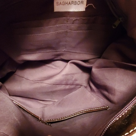 SAG HARBOR straw and patent bag - Picture 8 of 8